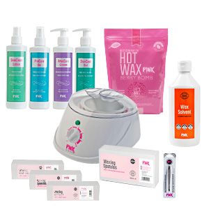 Face Waxing Kit with 450 ml Wax Heater